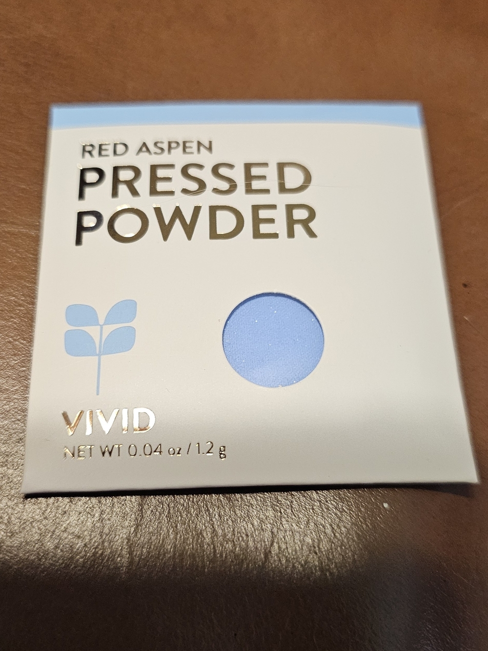 Red Aspen Vivid Pressed Powder - Light Blue